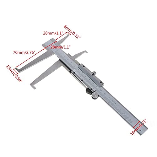 Calibrador Vernier Interior 9-150 mm Acero Carbono miniatura 3