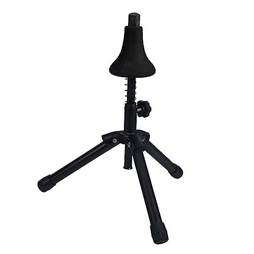 BESTonZON Sturdy Trumpet Stand Wall Mount Portable Flugelhorn Holder Trumpet Accessories Display Rack