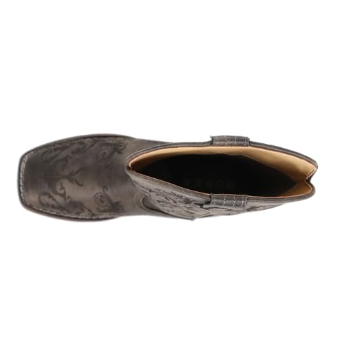 ROPER Womens Bailey Laser Square Toe Casual Boots Mid Calf Low Heel 1-2" - Black4