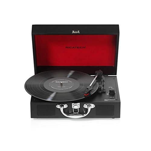 Ricatech RTT20 Tourne-disque, Tourne-disque portable léger avec haut-parleurs, Trois Vitesses, Supporte la sortie RCA… - Les Beatles, Paul McCartney, John Lennon, RIngo Starr, George Harrison Ricatech RTT20 Tourne-disque, Tourne-disque portable léger avec haut-parleurs, Trois Vitesses, Supporte la sortie RCA… – Image 5