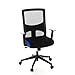 Price comparison product image hjh OFFICE, 653110, Executive Chair, office chair, swivel, LAVITA, black / blue, robust fabric, Ergonomic breathable mesh backrest , thick padded seat, adjustable amrests, synchronous mechanism with large angle