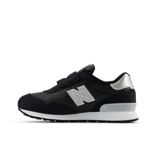 New Balance 515 V1 Lace-up Sneaker, Black, 1.5 US Unisex Little Kid2