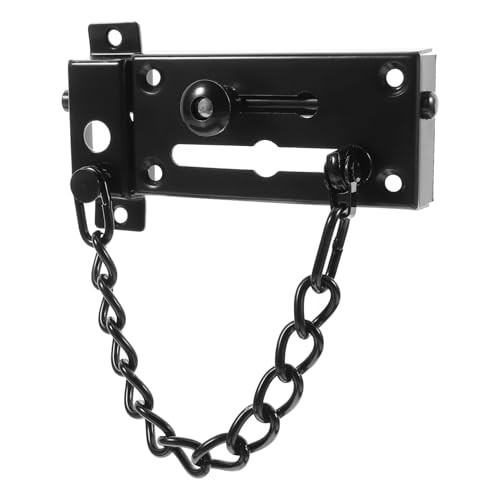 UKCOCO 1set Serratura Di Sicurezza Per Porta Catena Acciaio Inossidabile Facile Da Installare Design Rinforzato Per Appartamenti Hotel e Dormitori Protezione Per La Privacy e La Sicurezza
