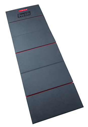 Pro Lift C-5006 Foldable Eva Mat - Anti Fatigue Eva Foam Sheet (6 Fold) - Great For Garage, Picnicking, Gardening, Camping And Outdoor Activities, Black/Red #TOP2