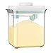 Milchpulver Aufbewahrungsbox 2300ml Pulver Spender zur Milchpulver Aufbewahrung | Luftdichte Aufbewahrungsdose mit Löffel und Streichkante | 2.3L Food Storage für Lebensmittel Milchbox