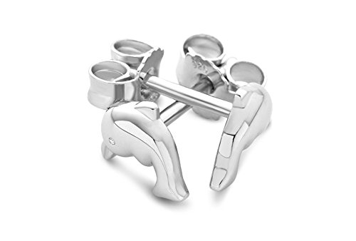 Miore Orecchini a Perno da Bambina, Argento