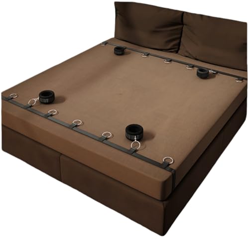 New Sex Bondage BDSM Kit Restraints Sex Toy preader and Hand Ties Hand Cuff for Bedroom Toy Queen Size Bed Straps Adult Play Sweaters KI21-220