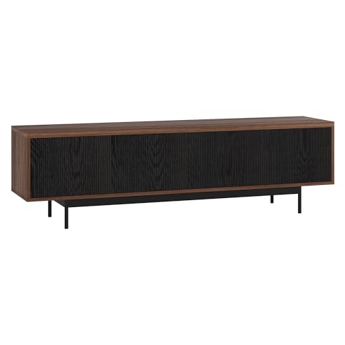 Henn&Hart Fluted TV Stand for TVs up to 75" with