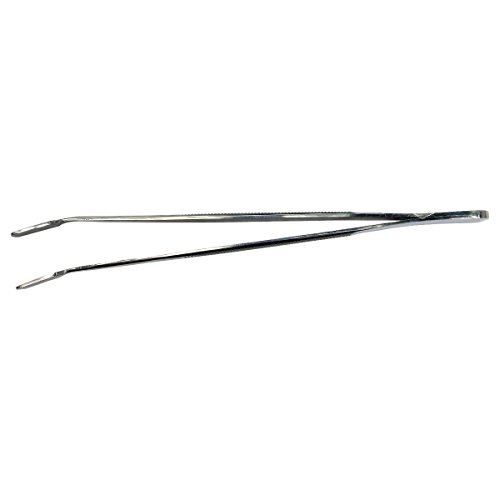 Hts 170C0 4.75 Inch Curved Stainless Steel Stamp Tweezers thumb #2