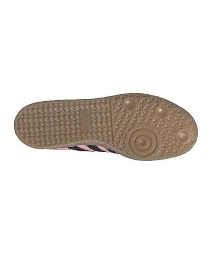 Image of adidas Originals Lionel Messi x Samba Mens Sneakers, Light Pink /Core Black /Gum, Size 9