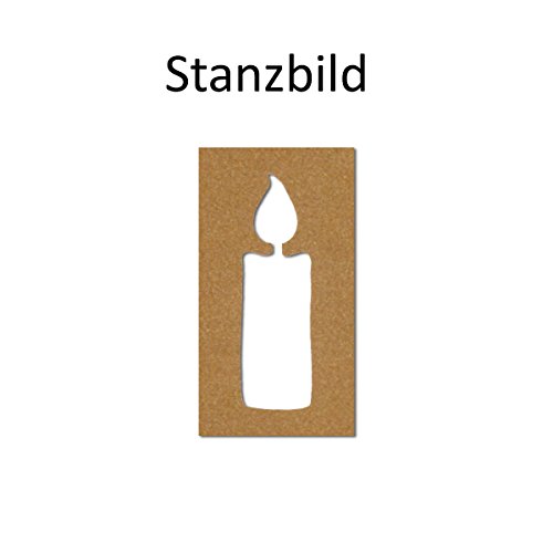 Punzonatore natalizio Artoz Stanzer 50 mm Kerze