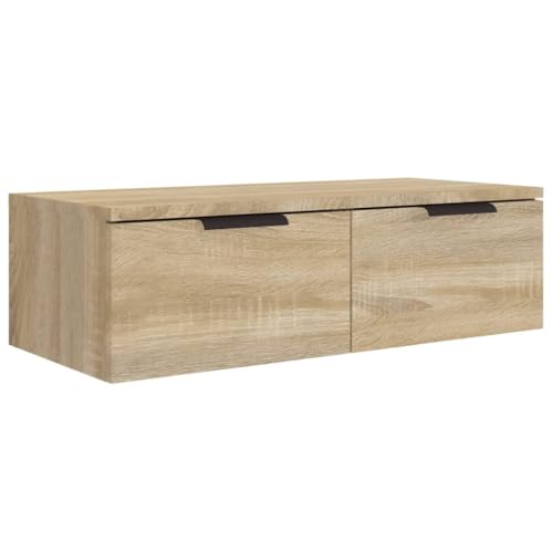 vidaXL Armario de Pared Madera de ingeniería Roble Sonoma 68x30x20 cm