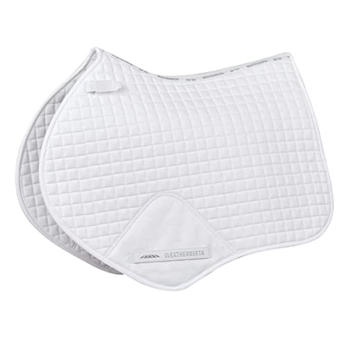 Tapis de selle Jump Prime Weatherbeeta blanc anti frottement garrot poney