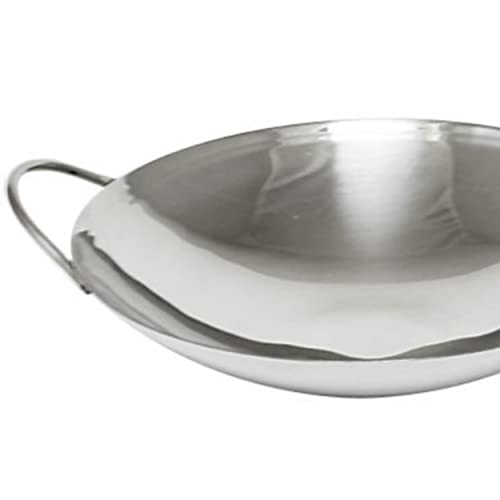 Wok de acero inoxidable TrueCraftware 8 pulgadas miniatura 4