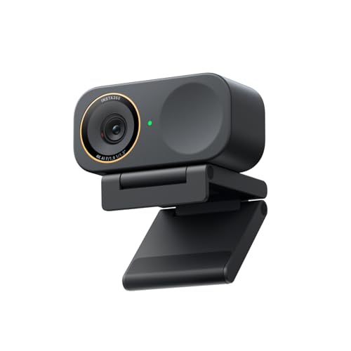 Insta360 Link 2C Pro - PC/Mac用4Kウェブカメラ、1/1.3インチセンサー、低照度、オートフレーミング、HDR、指向性ノイズキャンセリングマイク、ストリームデッキ、ズーム、チーム、Twitchに対応、配信・オンラインミーティングに最適