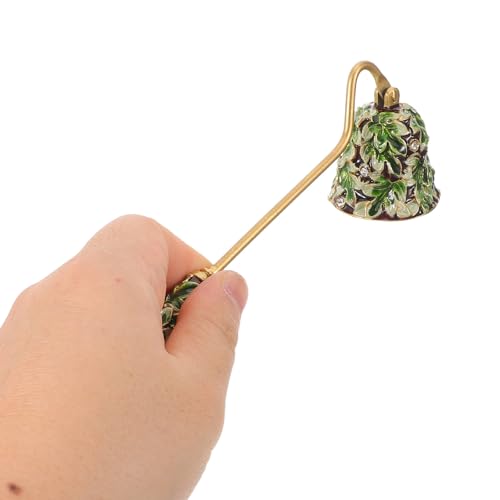 Elegante apagavelas de aleación de zinc TEHAUX con hoja de esmalte 5