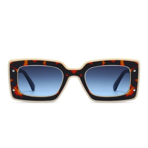 Lunettes de soleil étroites légères et résistantes en acétate - 4