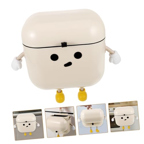 Caneca de basura colgante para cocina beige miniatura 2