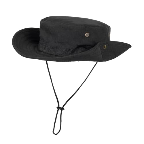 Image of Wide Brim Sun Boonie Hat with Uv Protection for Women Men Safari Military Beach Costume Oufits
