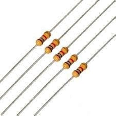 Set of 50 Pieces 20K Ohm 1/2W (0.5 Watt) 5% Tolerance Carbon Film Resistor