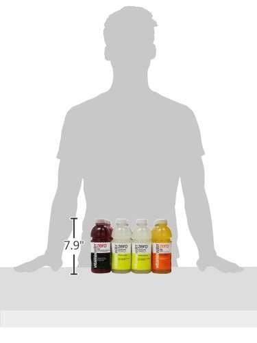 vitaminwater zero, electrolyte enhanced water w/vitamins, variety pack, 20 Fl. Oz, 12 pack