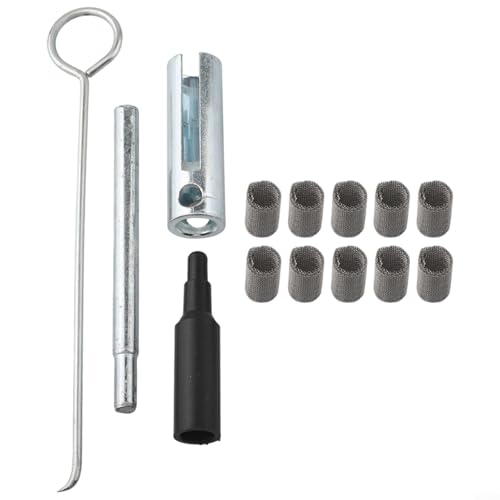 Kit de filtro de calentador de estacionamiento con filtro de malla para quemador brillante, 100 herramientas de repuesto y reparación de red atomizadora de acero inoxidable para mantenimiento de