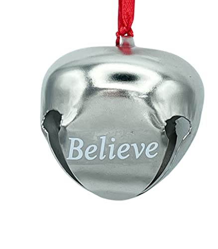 Believe Bell Christmas Tree Hanging Ornaments Sleigh Bells #TOP4