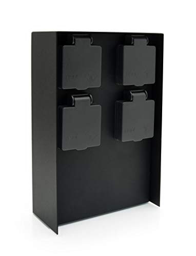 LED Universum - Toma de corriente para jardín (acero inoxidable, IP44, para exteriores, 23 cm), 230.00V