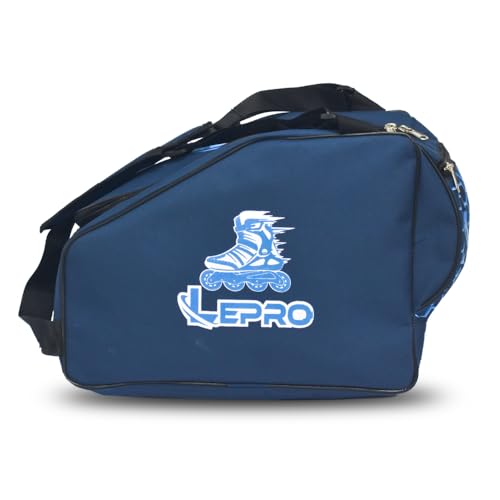 Image of LEPRO Skate Bag | Premium Roller Skate Bag with Adjustable Shoulder Strap for Youth and Adults (Blue)