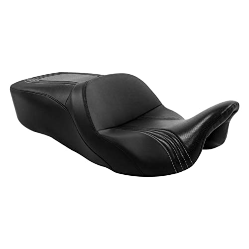 Dossier de siège moto pour Harley Road King avec soutien lombaire ergonomique