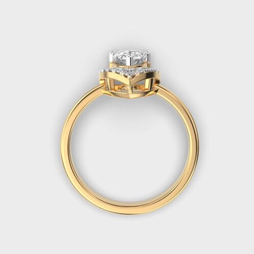 Bague Plume de Paon argent 925 moissanite pour vos soirées habillées - 3