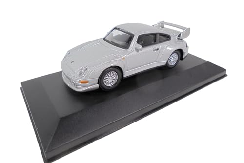 Auto miniatura compatible Porsche 911 GT2 1:43 gris
