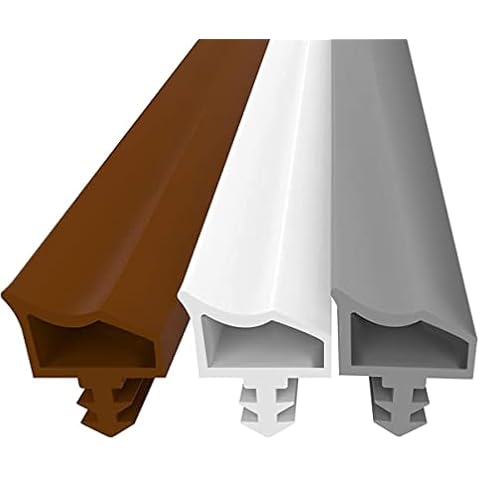 Draught Excluder for Doors, EUBSWA Draft Excluder Door Strip Bottom Window Seal Strip Self-Adhesive Draught Excluder Window Insulation Dustproof Weatherproof Cover