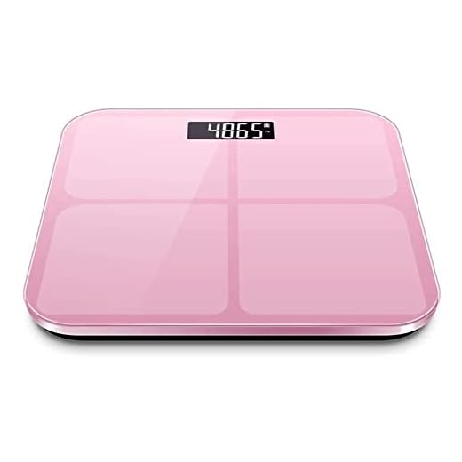 180kg/400lbs Bathroom Scale Highly Accurate Digital Bathroom Body Scale LCD Backlight Display Round Corner Design (Color : Blue)