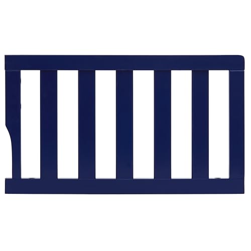 Image of Dream On Me Toddler Guard Rail for Convertible Crib, Solid Wood Bed Rail for Toddler Bed Conversion, Royal Blue
