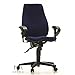 Topstar Sydney PRO - Sedia girevole da ufficio, in tessuto, colore: Blu scuro