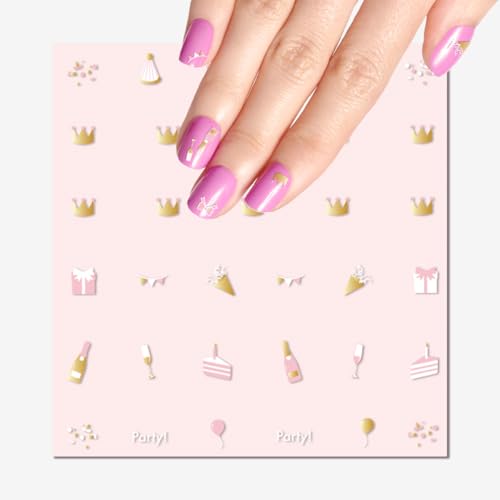 Olive & June Nail Art Stickers, Celebration