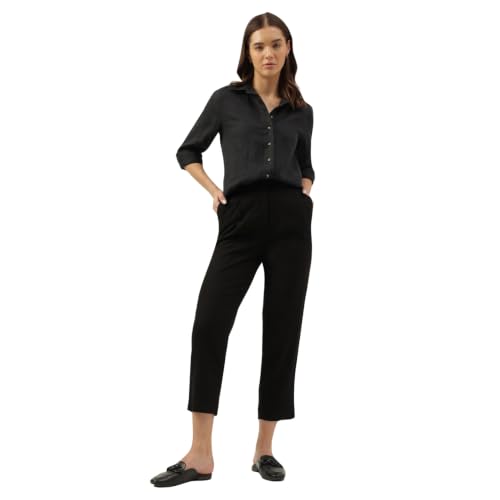 Image of Marks & Spencer High Waisted Tapered Ankle Trousers