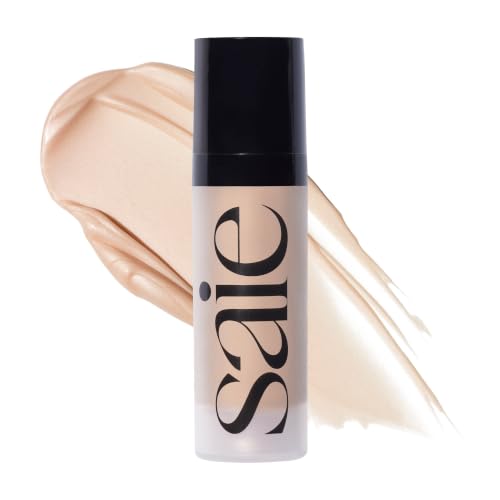 Saie Mini Glowy Super Gel - Hydrating Makeup Primer and Illuminating Glow Serum Enriched with...