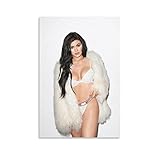 Leinwand Bilder Berühmte Models Kylie Jenner Sexy Bikini Verführerische Dekorationen 60X90cm Kein Rahmen