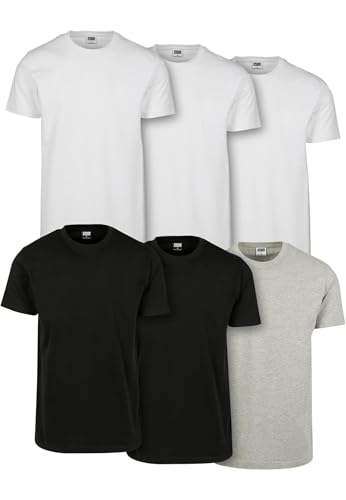 T-shirt homme Urban Classics lot de 6 basiques durables et respirants