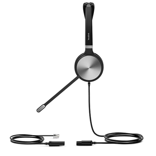 Yealink YHS36 Casque Avec fil Arceau Bureau/Centre d'appels Noir, Argent, Black, No aplica - Image 2