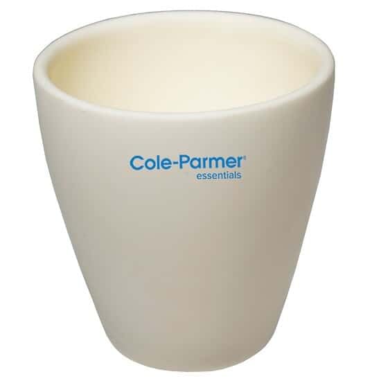 Cole-Parmer Conical Crucible, high Alumina, 30 mL, 1/ea