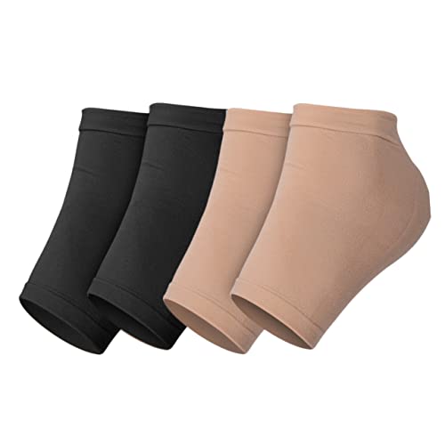 IWOWHERO 2 Pairs Heel Protectors for Women High Heel Supports Reusable Washable