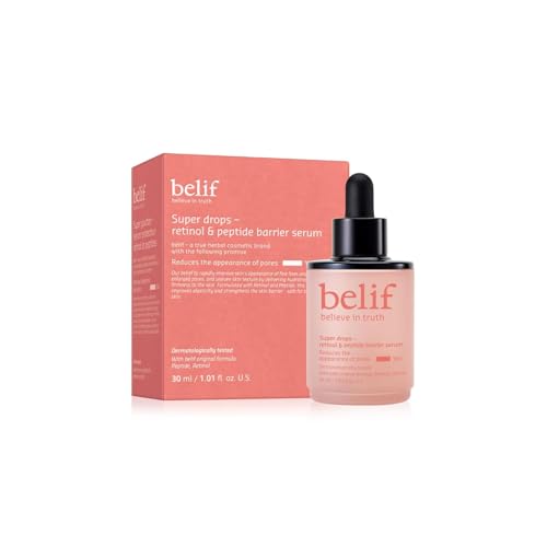 belif Super drops-retinol & peptide barrier serum|Firming anti-ag...