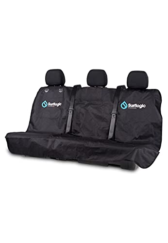 SURF LOGIC Trasero/Triple -, Funda Impermeable Para DEL Asiento Coche Clip System Unisex Adulto, Negro, L Cover