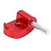 SALUTUY Gancio Pieghevole Rinforzato per M365 PRO, Facile da Piegare Senza Paura di sbiadire Lo Scooter Gancio Pieghevole Rinforzato ad Alta Resistenza con Kit di perni per Scooter Elettrico(Rosso)