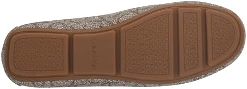 Calvin Klein Women's LINCA Loafer, Cognac, 9 | Image 3