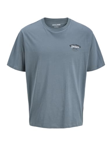 JACK & JONES Jjyuki tee SS Crew Neck PLS - Talla Grande, Resistente al Agua, 4XL