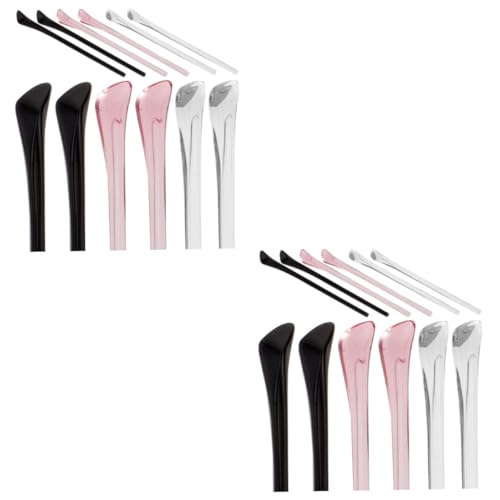 FOMIYES 2sets Outdoor Glasses Sleeves Eye Glasses Eyeglass Retainers Plastic Glasses Retainer Glasses Holder Glasses Ear Holders Eyeglasses Ear Grips Eyeglasses Grips for Eyewear Pp 12pcs*2